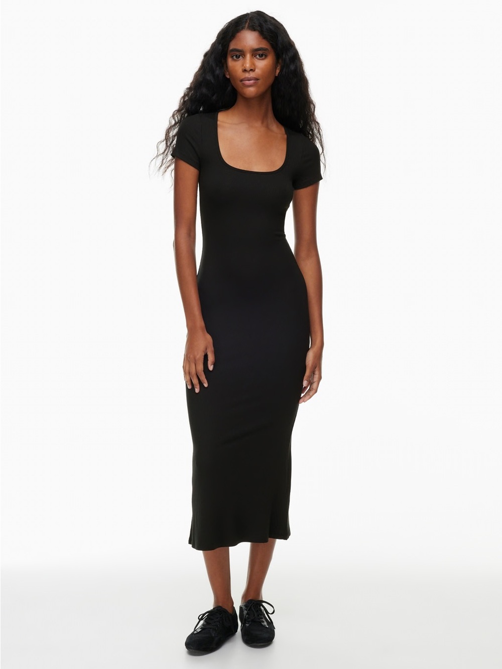 Aritzia Black Maxi Dress, The Group Luxe Lounge XS